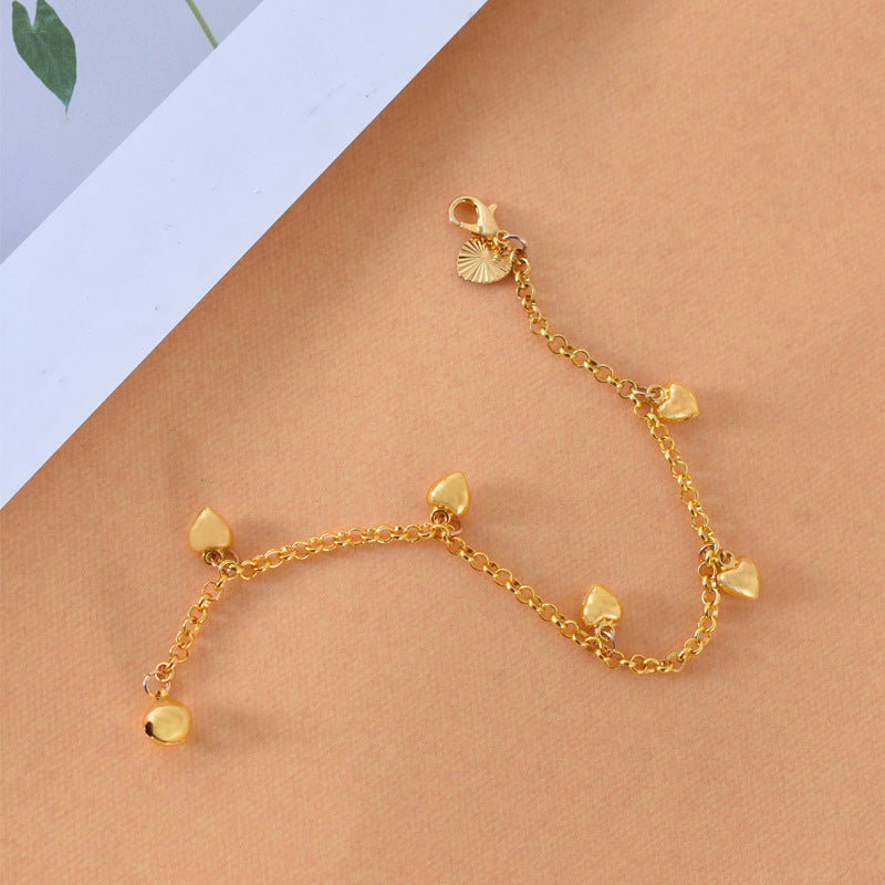New Simple And Versatile Women Heart Charms Bracelet Women & Teen