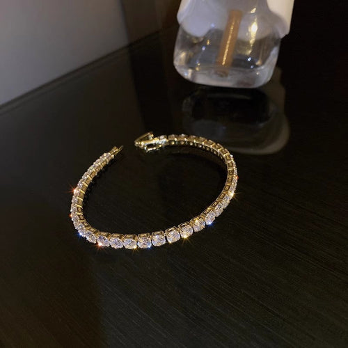 Fashion Jewelry Zircon Geometric Square Bracelet South Korea Fashion