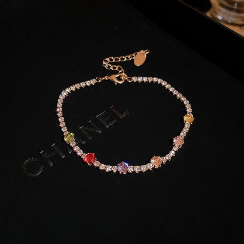 Fashion Jewelry Zircon Geometric Square Bracelet South Korea Fashion
