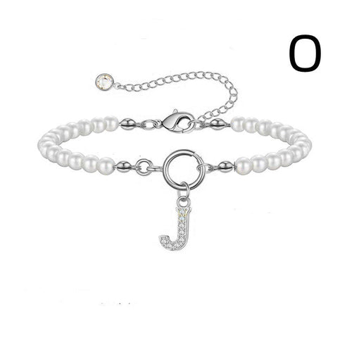 2024 New Fashion Toggle Clasp Initial Bracelet Women A-Z Letter