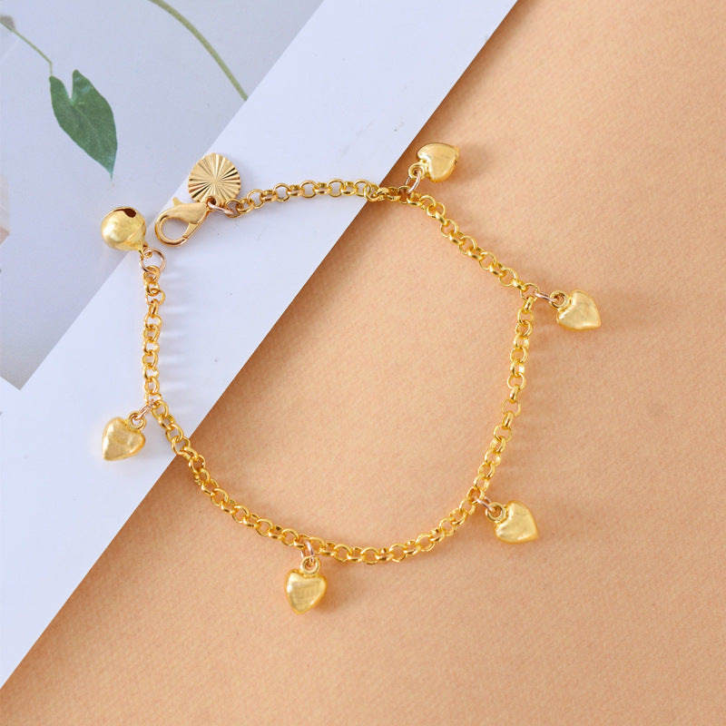 New Simple And Versatile Women Heart Charms Bracelet Women & Teen