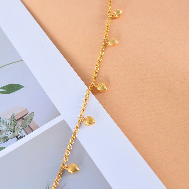 New Simple And Versatile Women Heart Charms Bracelet Women & Teen